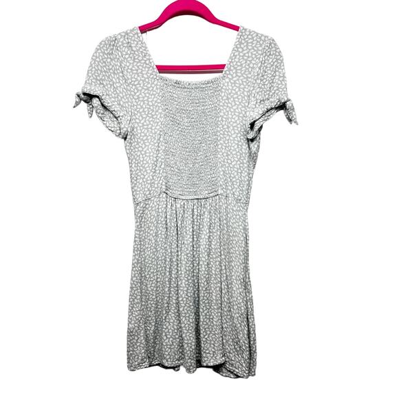 Abercrombie & Fitch Womens Mini Dress Small Fairy Cottagecore Boho Chic Smocked - Picture 7 of 14